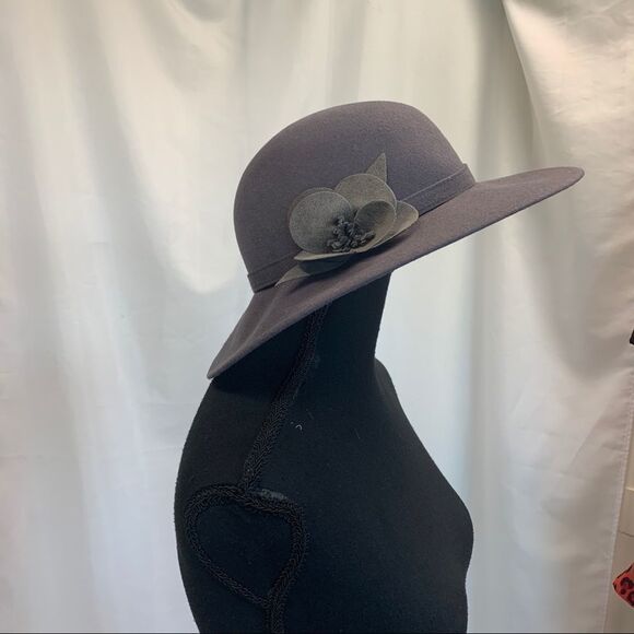 Anita Pineault mauve purple gray hat main image 5